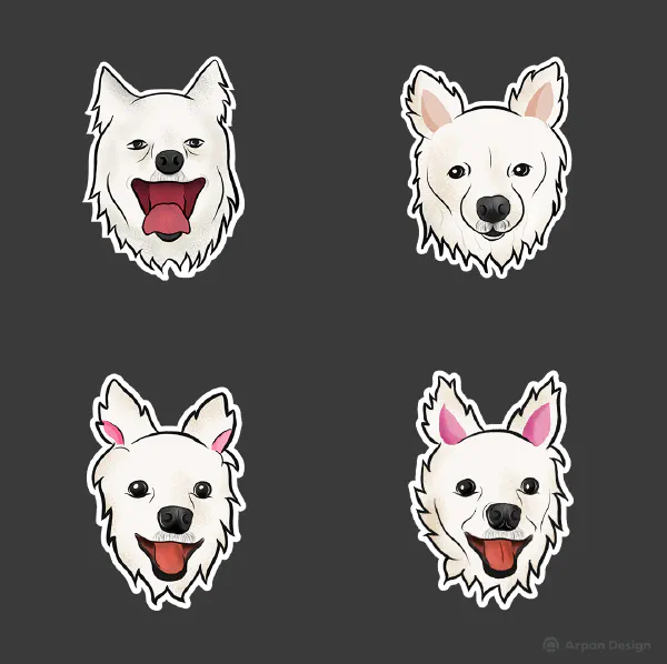 Dog sticker 2